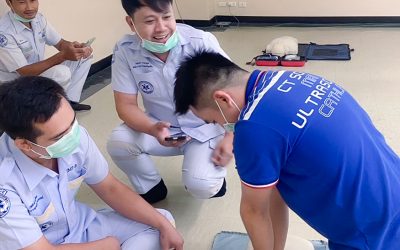 ศูนย์เอกซเรย์คอมพิวเตอร์ โรงพยาบาลนครพนม ฝึกอบรม CPR (Cardiopulmonary Resuscitation)