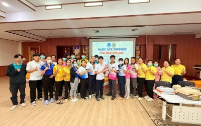 พนักงานศูนย์เอกซเรย์คอมพิวเตอร์ โรงพยาบาลสมเด็จพระยุพราช นครไทย ซ้อม CPR เตรียมพร้อมช่วยชีวิตทุกวินาที